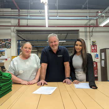 Left to right Jill Heald – Sales Executive - Lifestyle & Leisure, Mark Vose – HSE Manager, Shaan Sohal – Marketing Executive