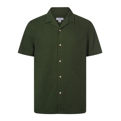 Valtos Mens Short Sleeve Shirt - Forage Green