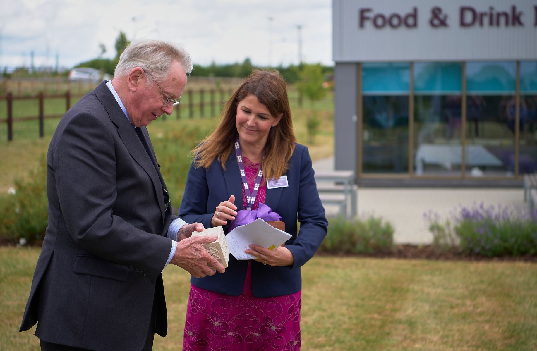 HRH The Duke of Gloucester visits Moulton College