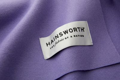 Hainsworth purple wool