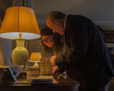 Volunteers delve into the stories on the shelves at Weston Park copy.jpg