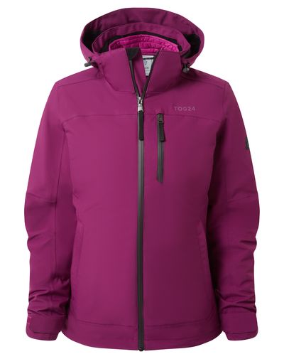 Beverley Women's 3-in-1 Waterproof Jacket - Purple Berry