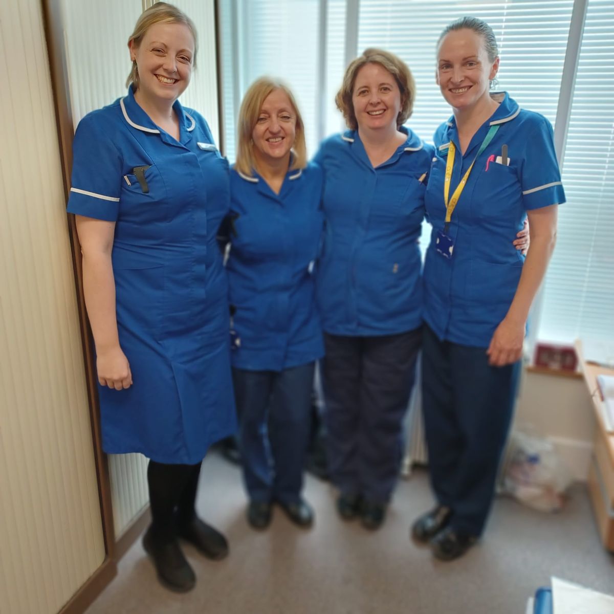 Macmillan cancer nurse specialists Maria Borrill, Tracy White, Louise Marley and Gill Wotton.jpg