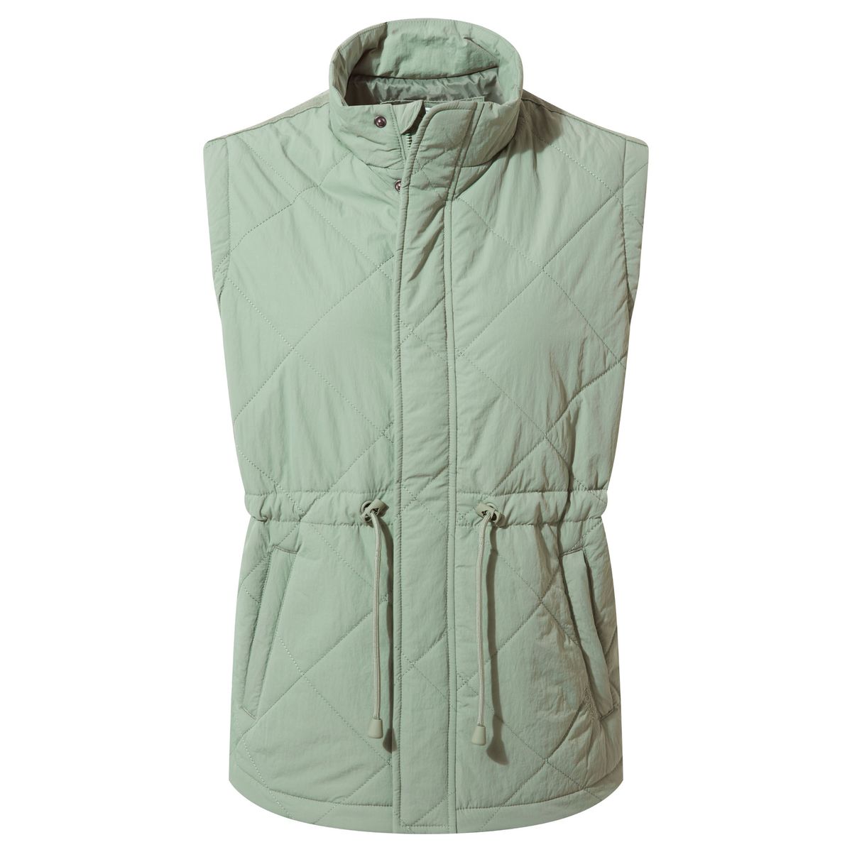 Cassly Women's Padded Gilet - Pistachio 