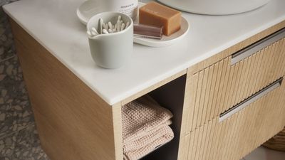 Suggested Header 2000px R2 Bathrooms, Platform 700 Fluted Wall Mounted Vanity Unit  Swiss Oak, £583.6, 8499967.jpg