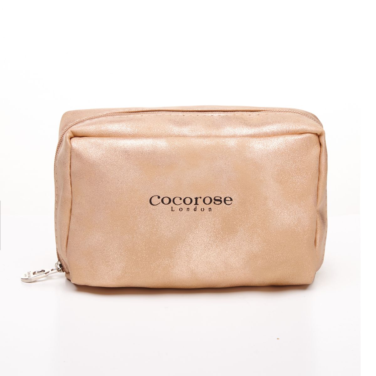 Barbican Rose Gold Ballerina Pumps Travel Purse by Cocorose London