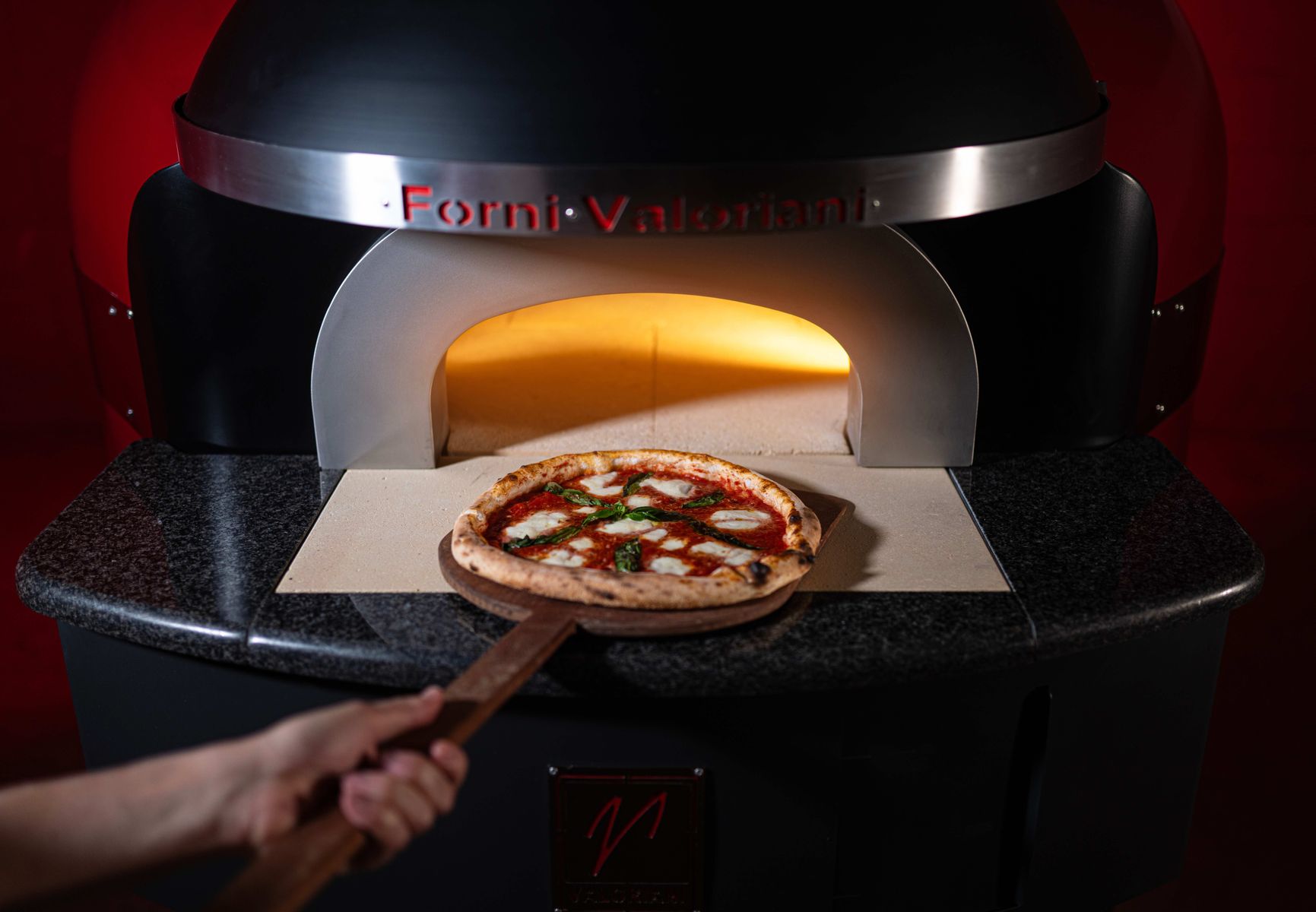 The new Maximo commercial electric pizza oven - the first-ever electric oven from Tuscan pizza oven specialists, Valoriani.  