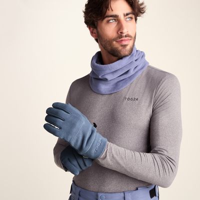 Stride Microfleece Gloves - Dark Turquoise