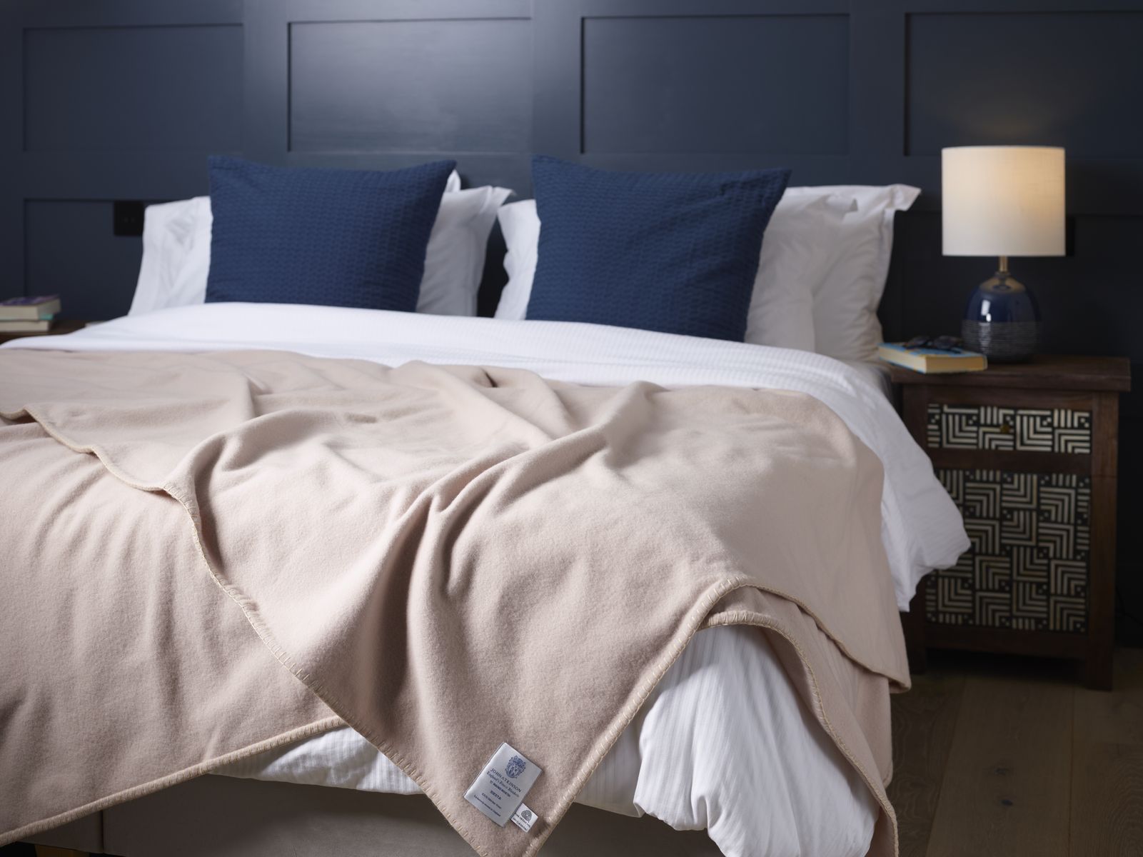 Pure Merino Wool Blanket – Siesta - Champagne