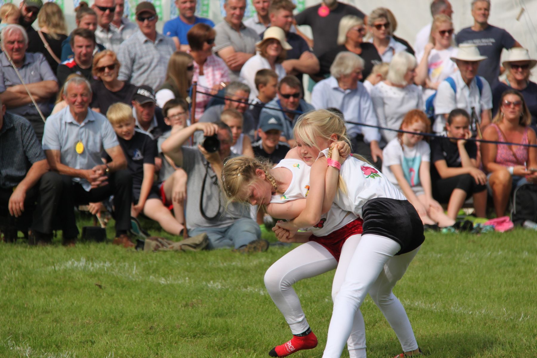 Girls wrestling at Grasmere Lakeland Sports and Show