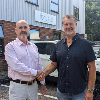 MD Designate, Ciaran Mitchell with MD Gary Stevens, Focus SB