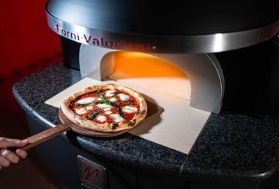 The new Maximo commercial electric pizza oven - the first-ever electric oven from Tuscan pizza oven specialists, Valoriani.  