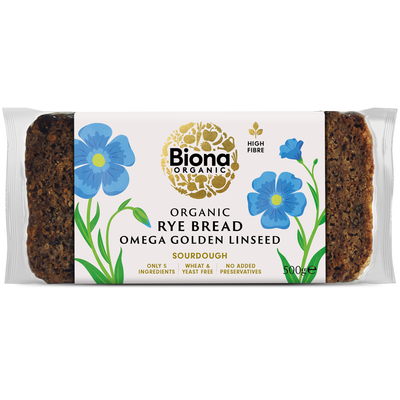 Organic Rye Bread - Golden Linseed