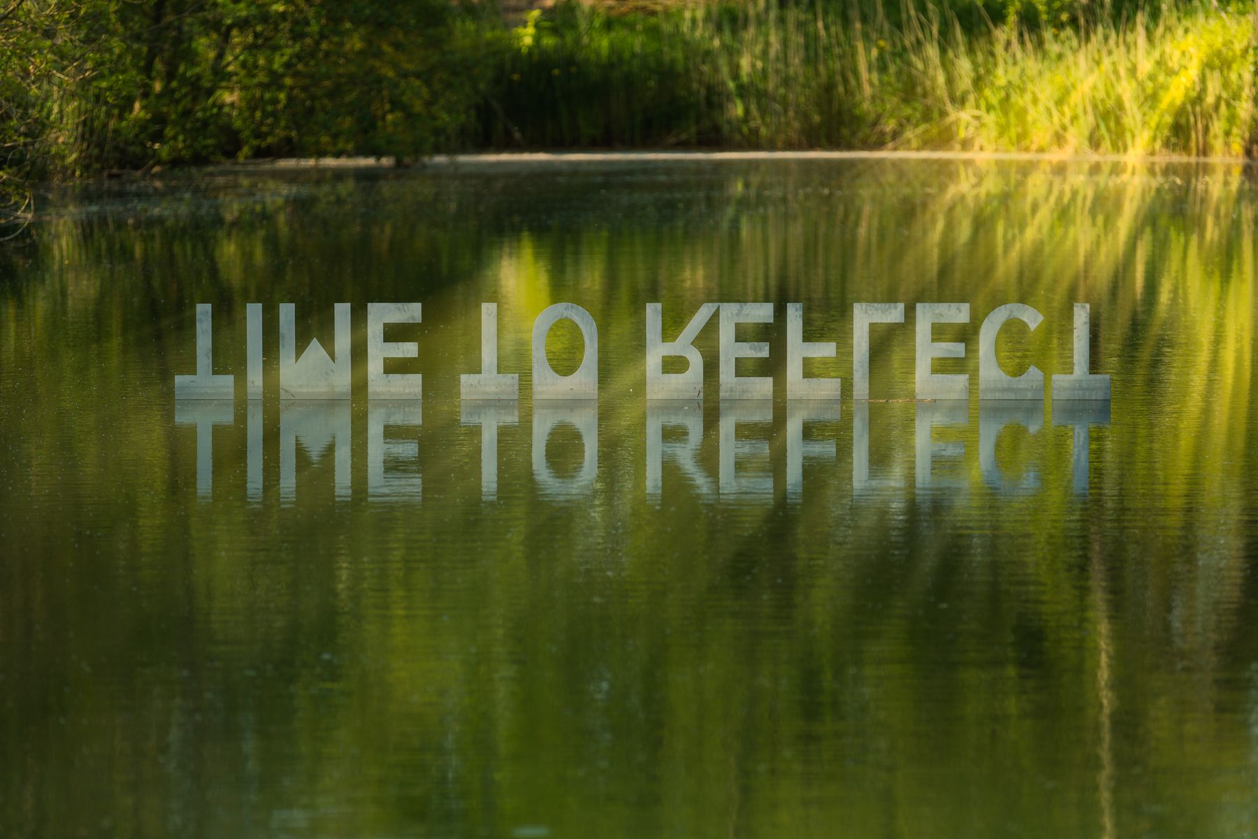 Time to Reflect by Simon Gudgeon - Sculpture by the Lakes.jpg