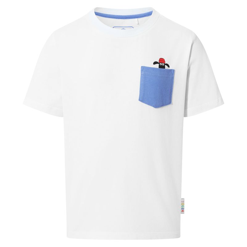 Beltex Kid's Shaun the Sheep T-Shirt - White