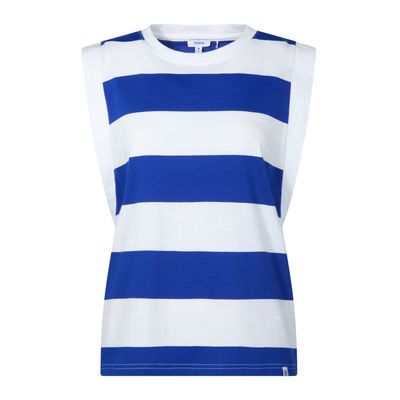 Aurelia Women's Vest - Ultra Marin Blue Stripe