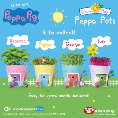 Grow & Play Peppa Pots