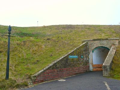 Entrance to the Grand Magazine area, where the escape room will be