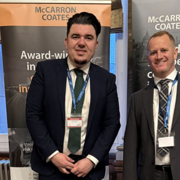McCarron Coates claims manager, Steve Stockley, and director, Ian McCarron
