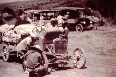 Cottar Safaris 'tin Lizzie' cars, mid 1920's.JPG