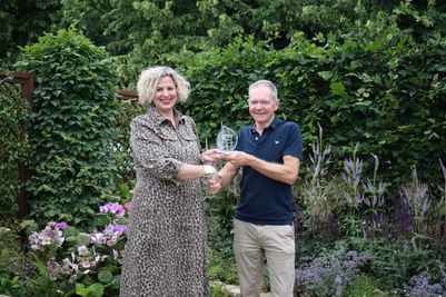Paul Everden Home Winner with Judge Petra Hoyer Millar