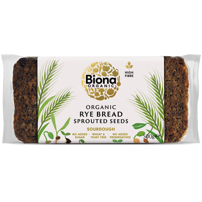 Organic Rye Bread - Sprouted seeds