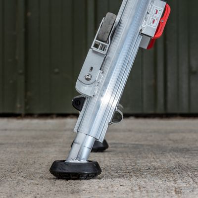 ATTP rubber foot and wheels folded for working