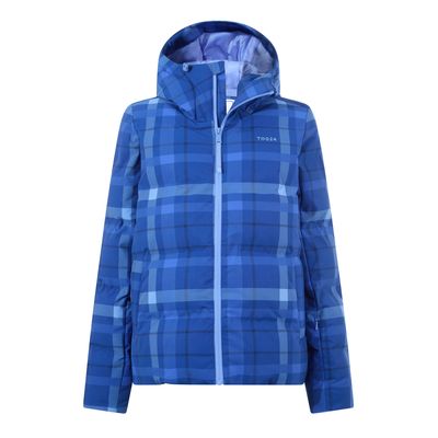 Orelle Womens Insulated Ski Jacket - Cobalt Blue Check