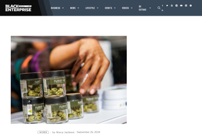 Screencapture of Black Enterprise