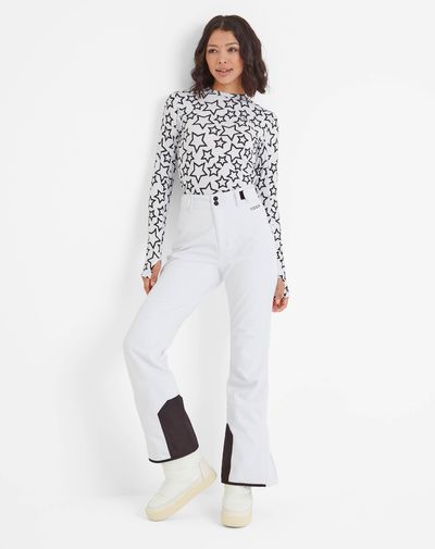 SNOWDON WOMENS THERMAL BASE LAYER CREW NECK- Star Print