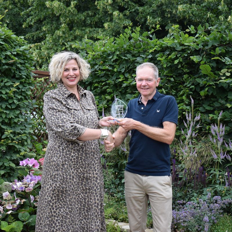 Paul Everden Home Winner with Judge Petra Hoyer Millar