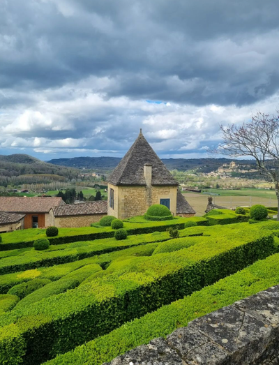 Image of the gardens of Marqueyssac in the Dordogne, France