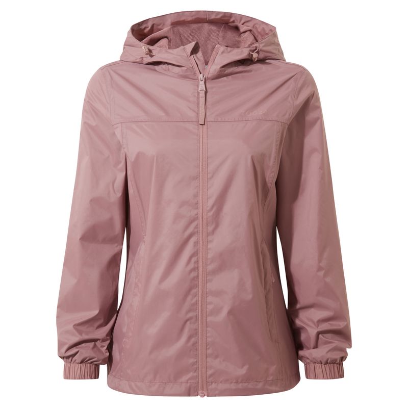 Craven Women's Waterproof Packaway Jacket - Mauve