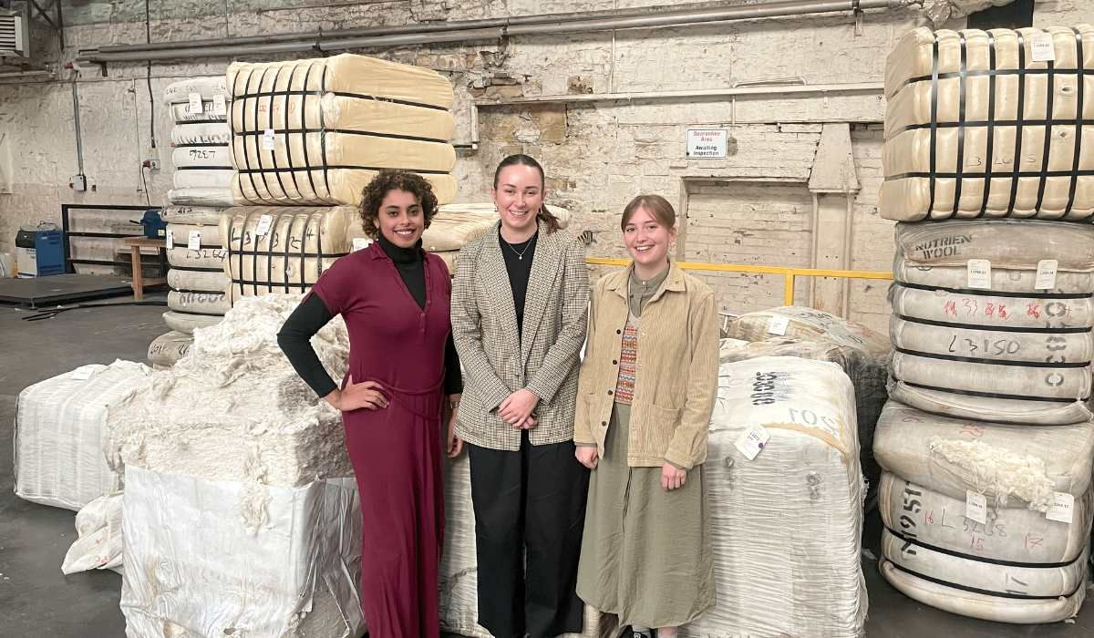 Angela Augusto, Rachael Frame and Polly Armond in Woolstore