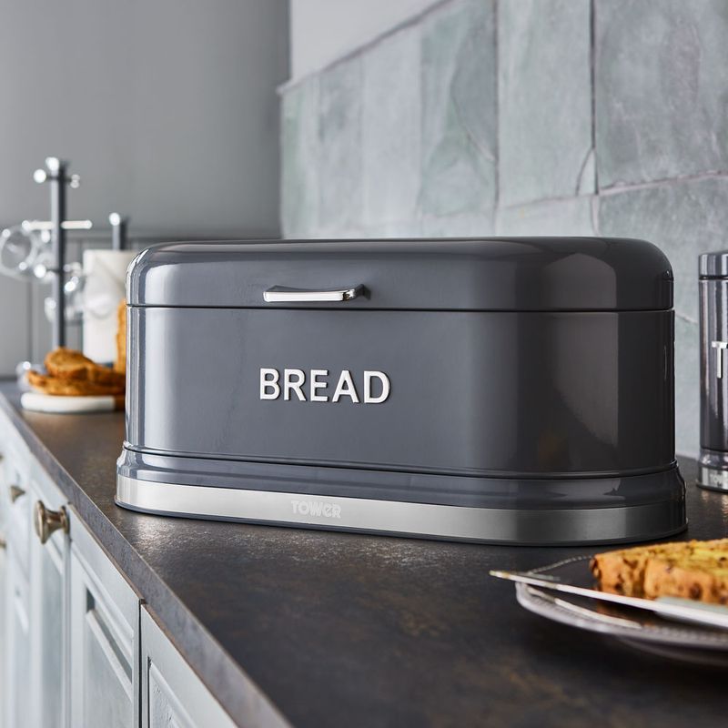 Belle Bread Bin Graphite