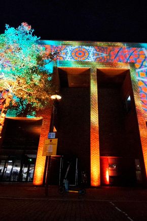 'Nature's Algorythm' Projection MK Central Library