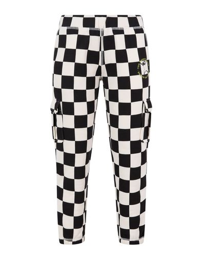 Polypay Kids Shaun the Sheep Sweat Pant - Black Woolly Checkerboard