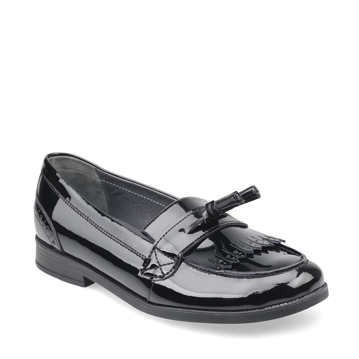 'Sketch' in black patent in Girls Senior Collection