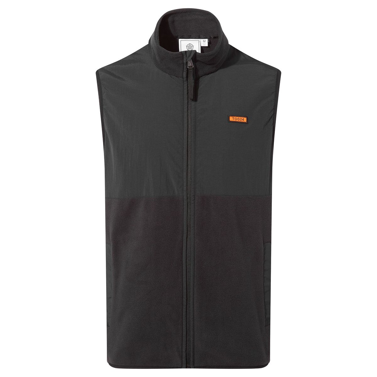 Marray Men's Fleece Gilet - Black/Washed Black