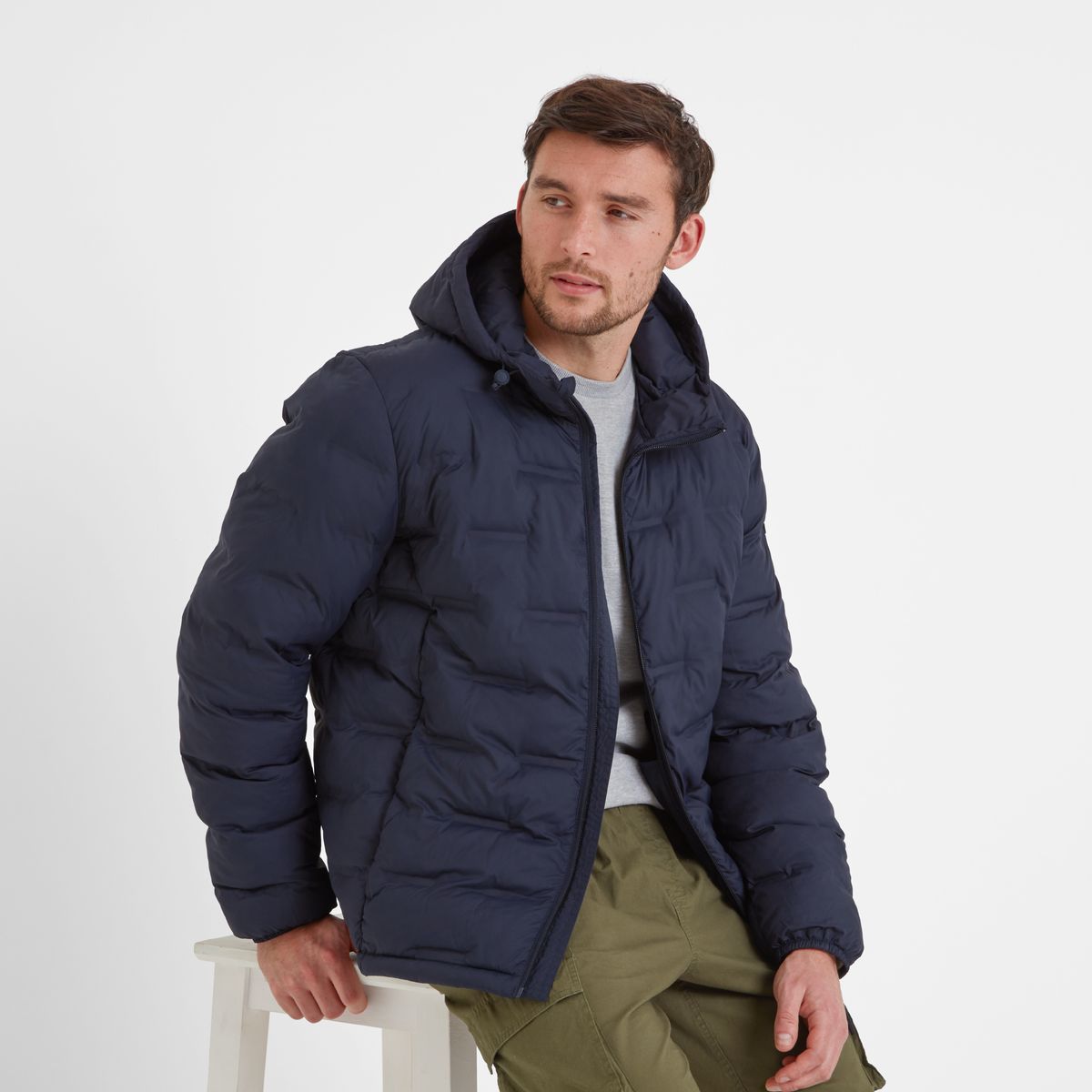 Fender Men's Padded Jacket - dark indigo