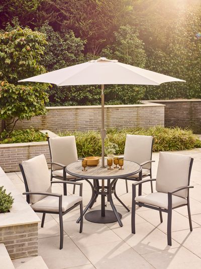 Gabriela 4 Seat Dining Set