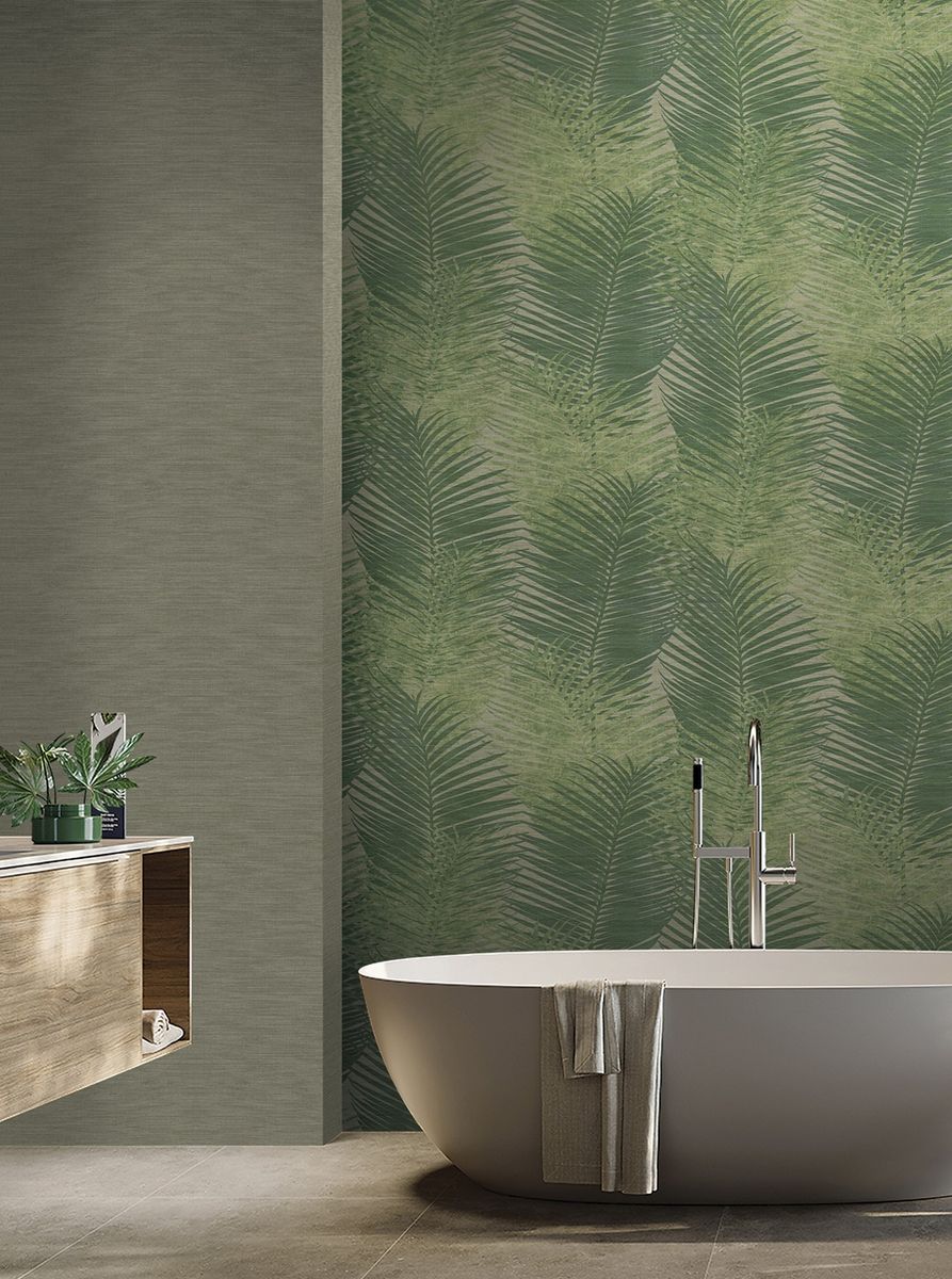 Beautiful Walls Chromatic Palm Leaves - Green sml.jpg