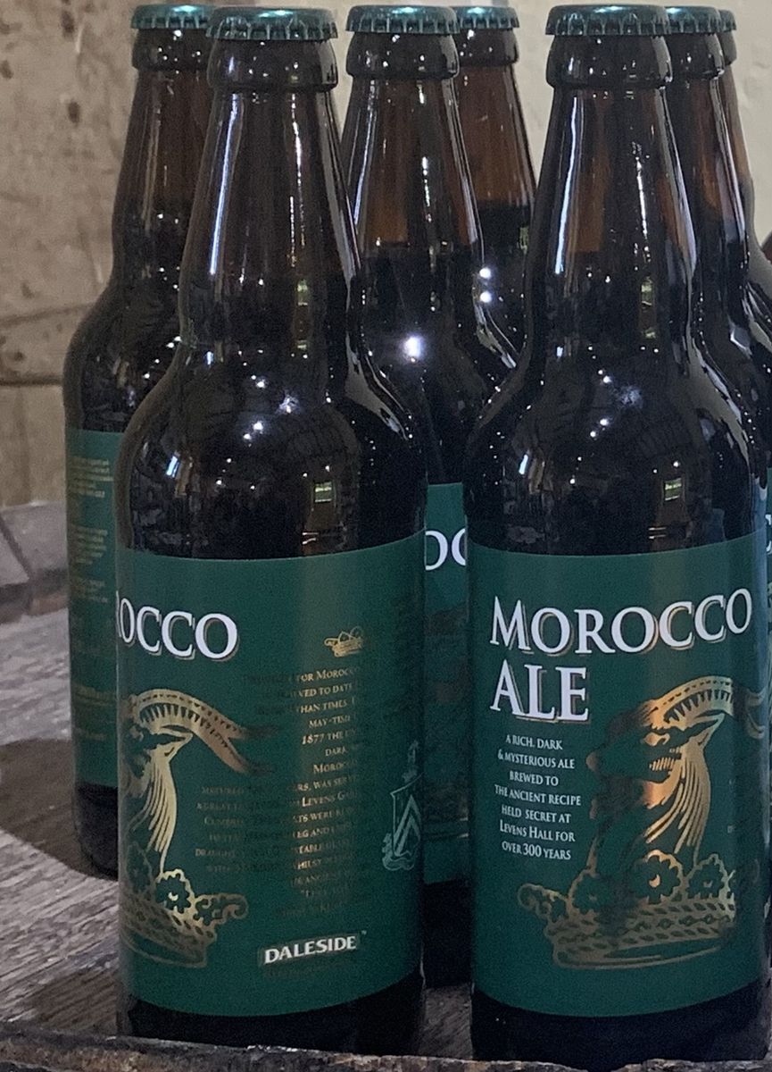 Secret-recipe Morocco Ale, from Levens Hall and Gardens, in Cumbria.