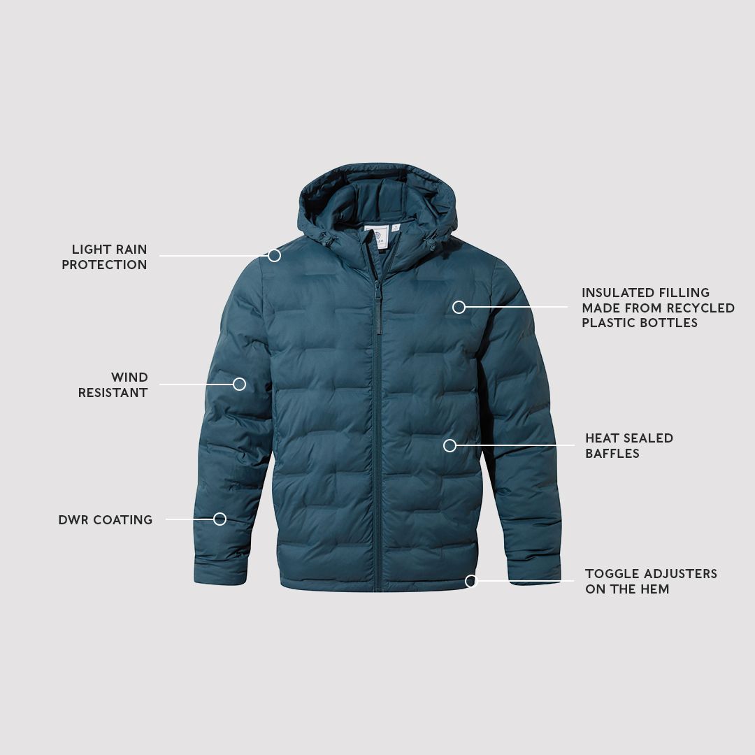 Fender Men's Padded Jacket - Dark Indigo