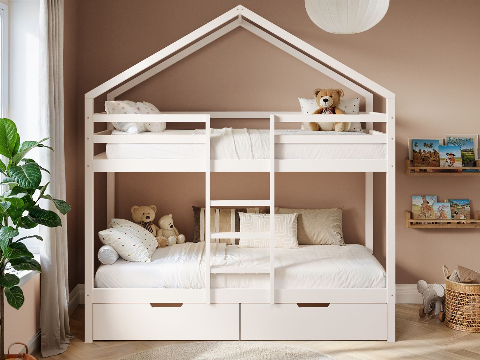 Flair Nest House Bunk Bed with Optional Storage
