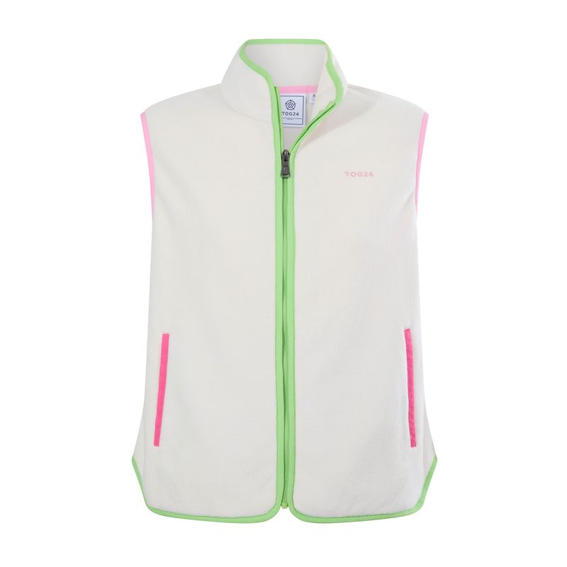 Fletcher Womens Midweight Microfleece Gilet - Vanilla