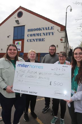 Miller Homes Community Fund donation to The Autism Wellbeing Project