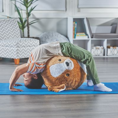 Yoga Ball Buddy with BubblePlush™ - Puppy