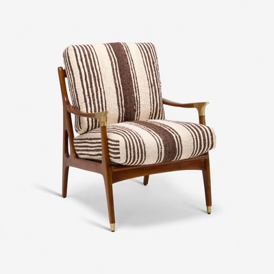 Levi Striped Armchair