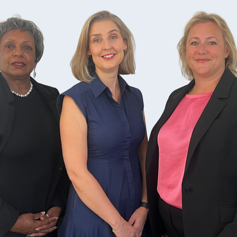 Left to right - Cheryl Thompson, Sarah Inchley and Caroline Andrews (N)